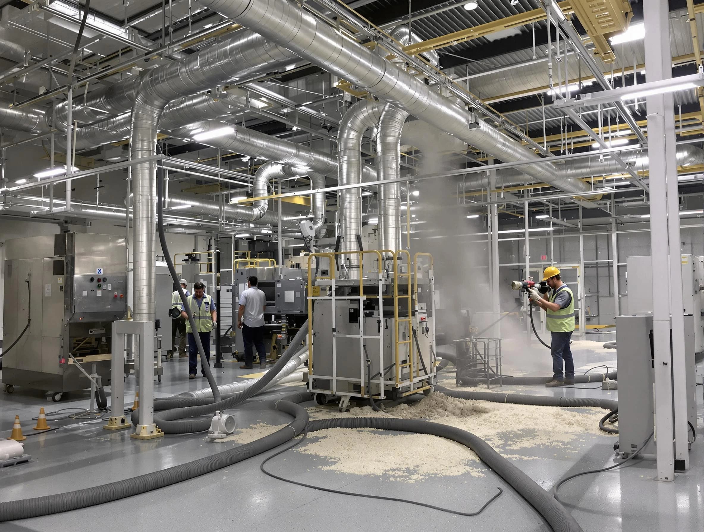 Heavy-duty industrial duct cleaning by Forest Park Air Duct Cleaning in Forest Park