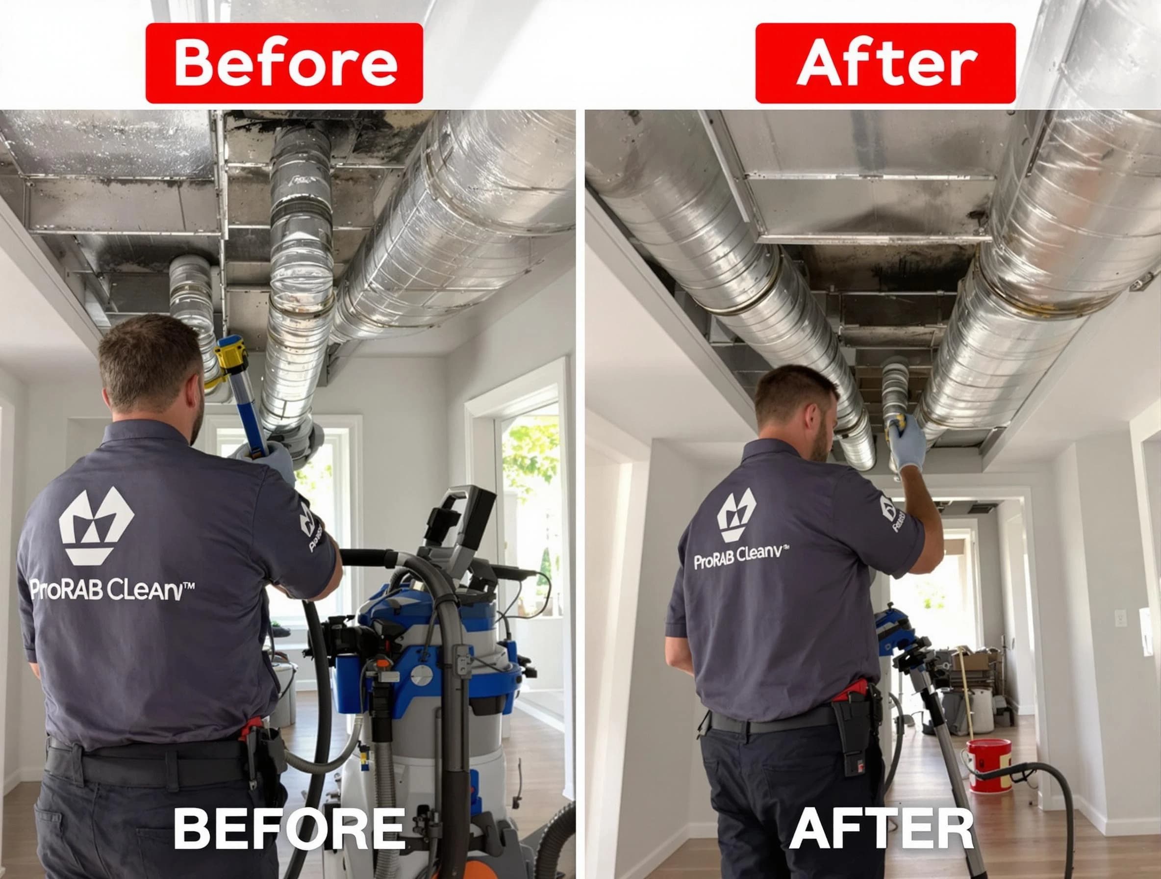 Forest Park Air Duct Cleaning expert performing thorough residential duct cleaning in a Forest Park home