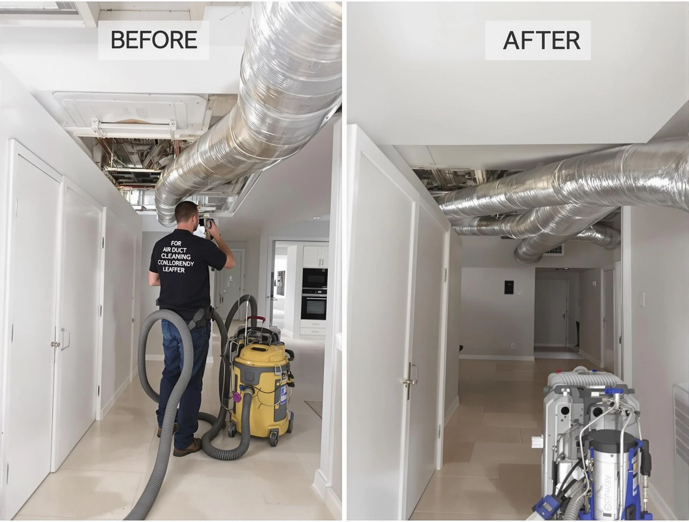 Forest Park Air Duct Cleaning professional performing thorough air duct cleaning in Forest Park