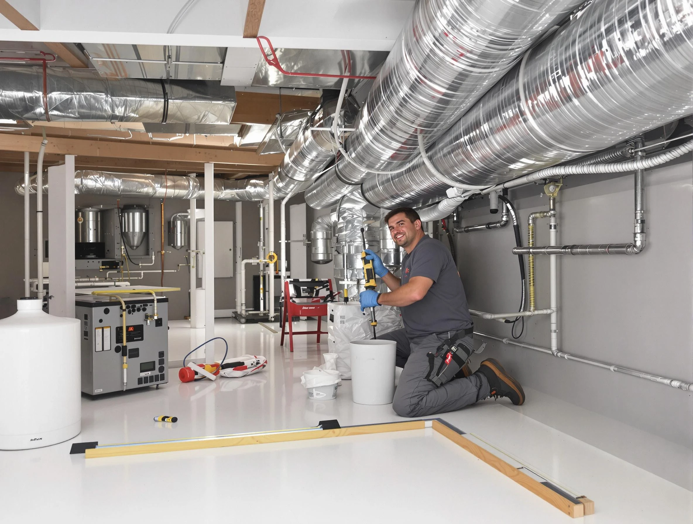 Professional duct sealing service by Forest Park Air Duct Cleaning in Forest Park