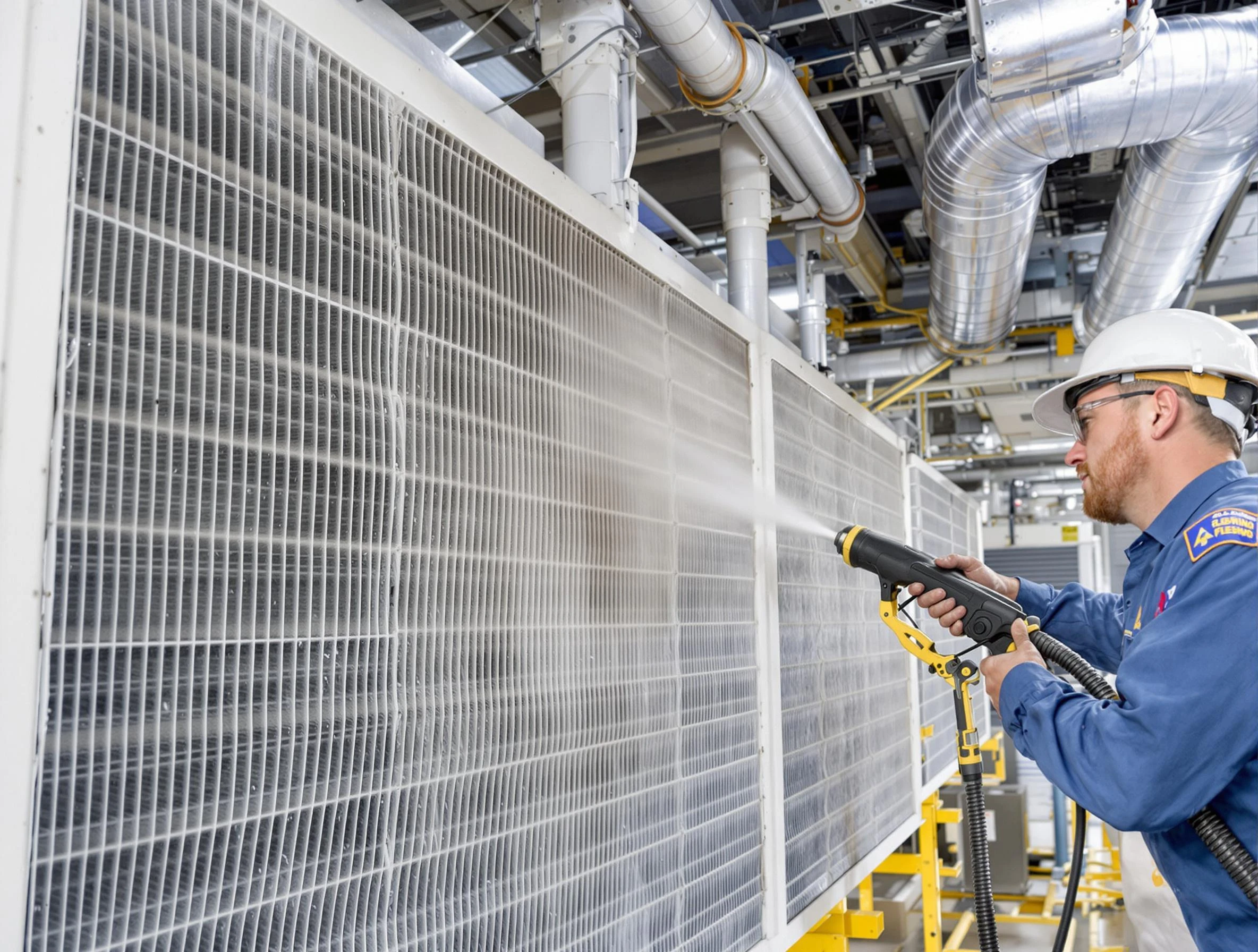 Professional commercial coil cleaning by Forest Park Air Duct Cleaning in Forest Park